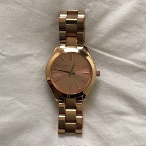 New Rose Gold MK Watch